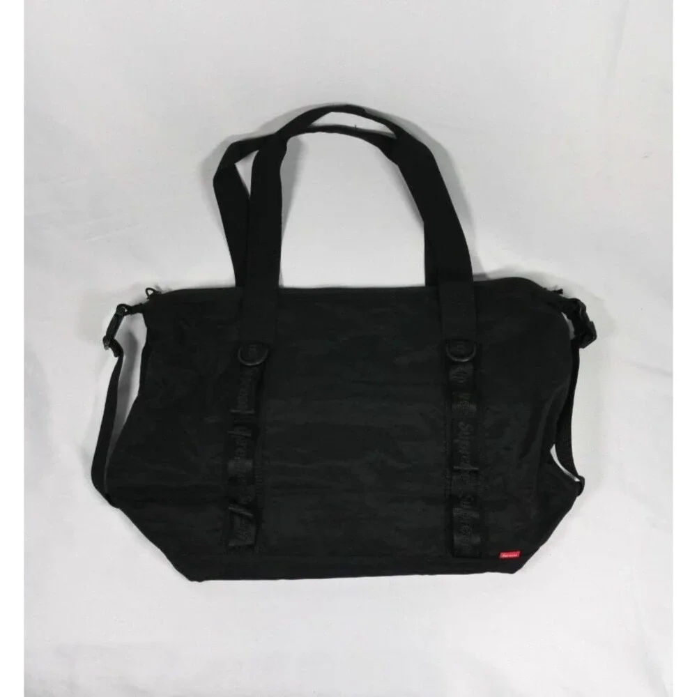 Supreme Black Canvas Tote Bag FW20 - 25L